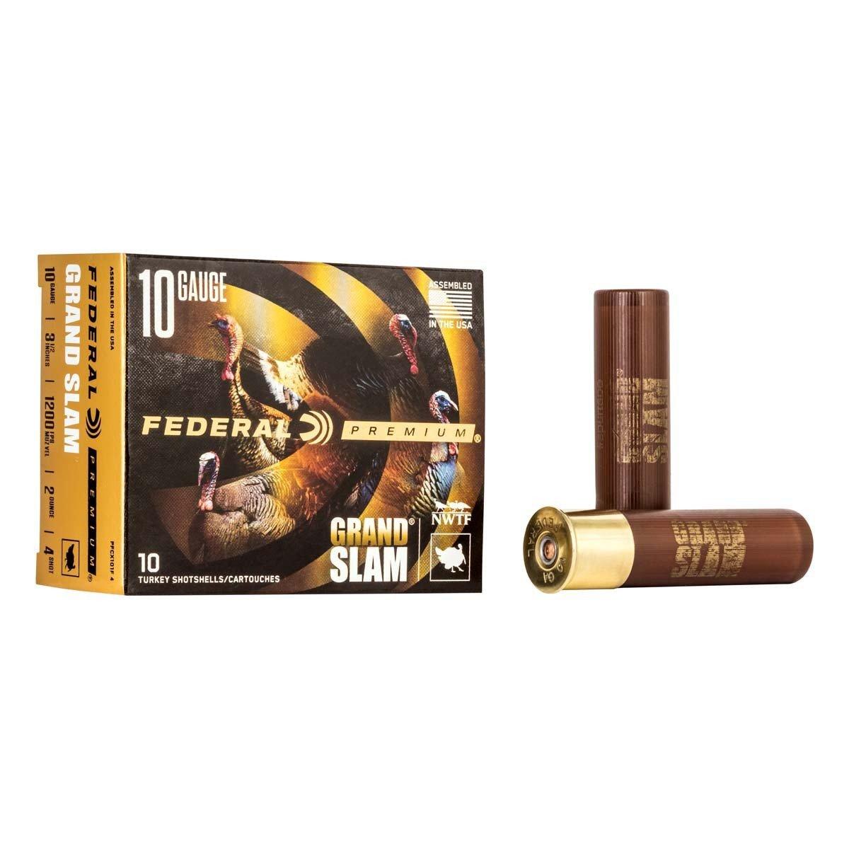 Federal Grand Slam 10 Gauge Shotshells 10 Round Box