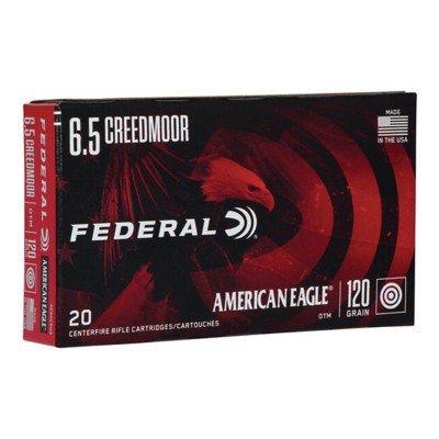 Federal American Eagle OTM 6.5 Creedmoor Rifle Ammunition 20 Round Box