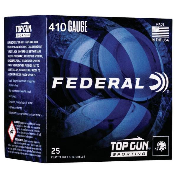 FEDERAL Top Gun Target Load 410 Bore Shotshells