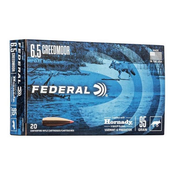 FEDERAL Varmint & Predator Hornady V-Max Rifle Ammunition