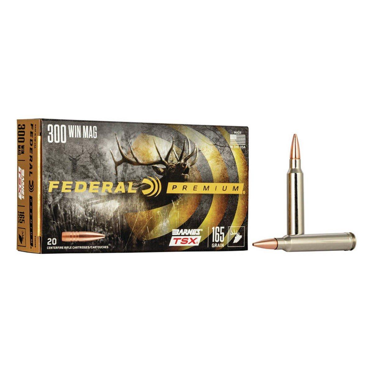 Federal Premium Barnes TSX 300 Winchester Magnum Rifle Ammunition 20 Round Box