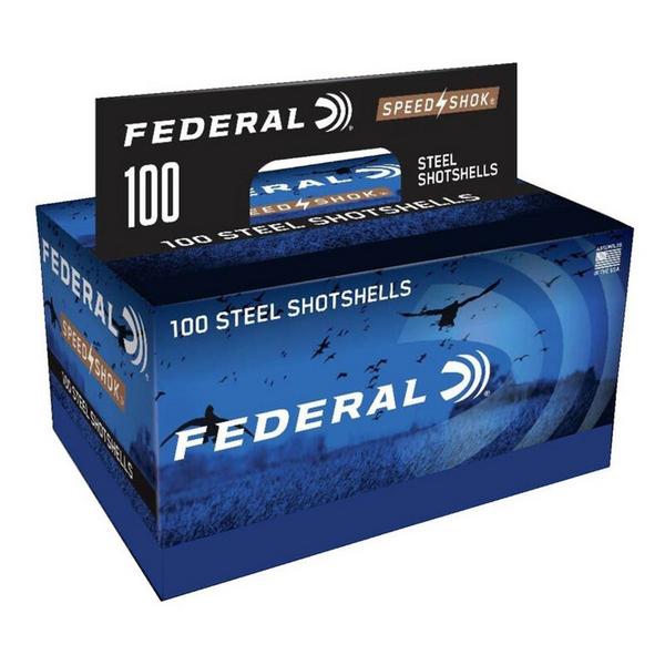 FEDERAL Speed Shok Steel 12 Gauge Shotshells 100 Round Box