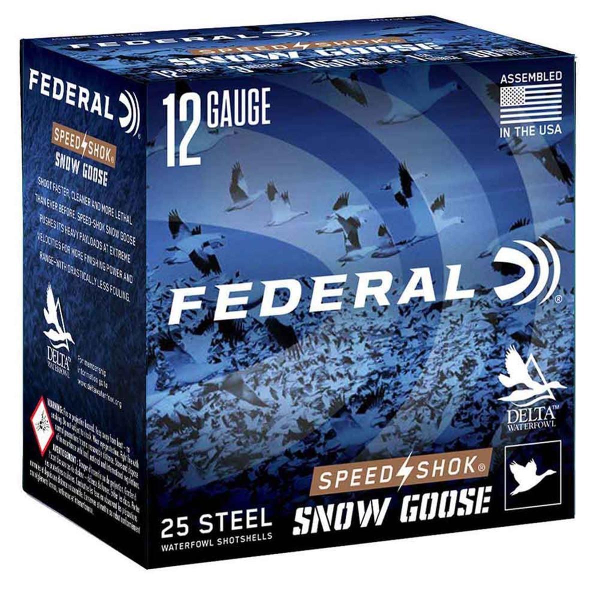 Federal Speed Shok Snow Goose 12 Gauge Shotshells 25 Round Box