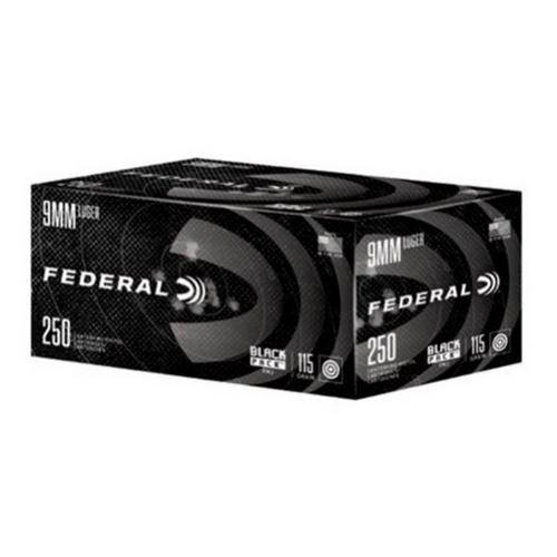 Federal Black Pack FMJ 9mm Handgun Ammunition 250 Round Box