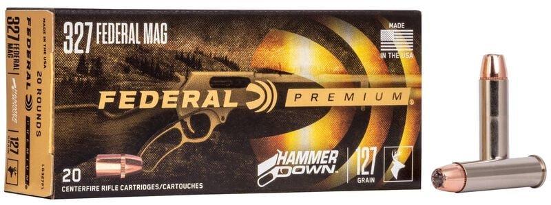 Federal HammerDown Handgun 327 Federal Magnum Handgun Ammunition 20 Round Box