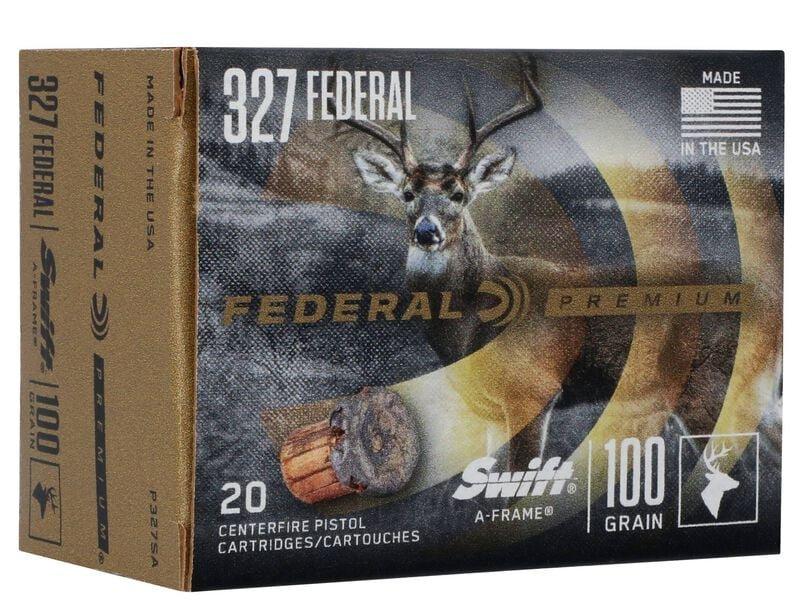 Federal Swift A-Frame 327 Federal Magnum Handgun Ammunition 20 Round Box