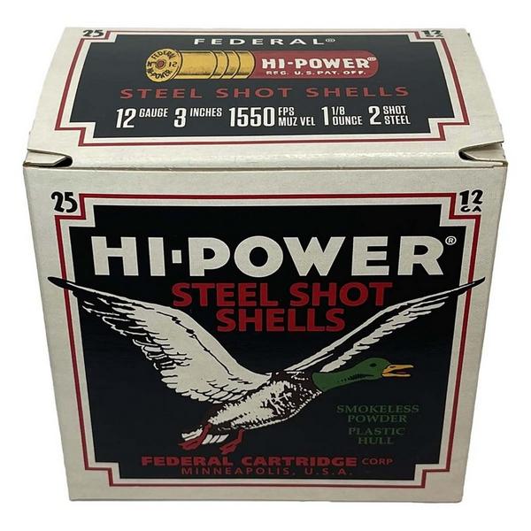 Federal Hi-Power Retro Waterfowl Steel Shot Shotshells