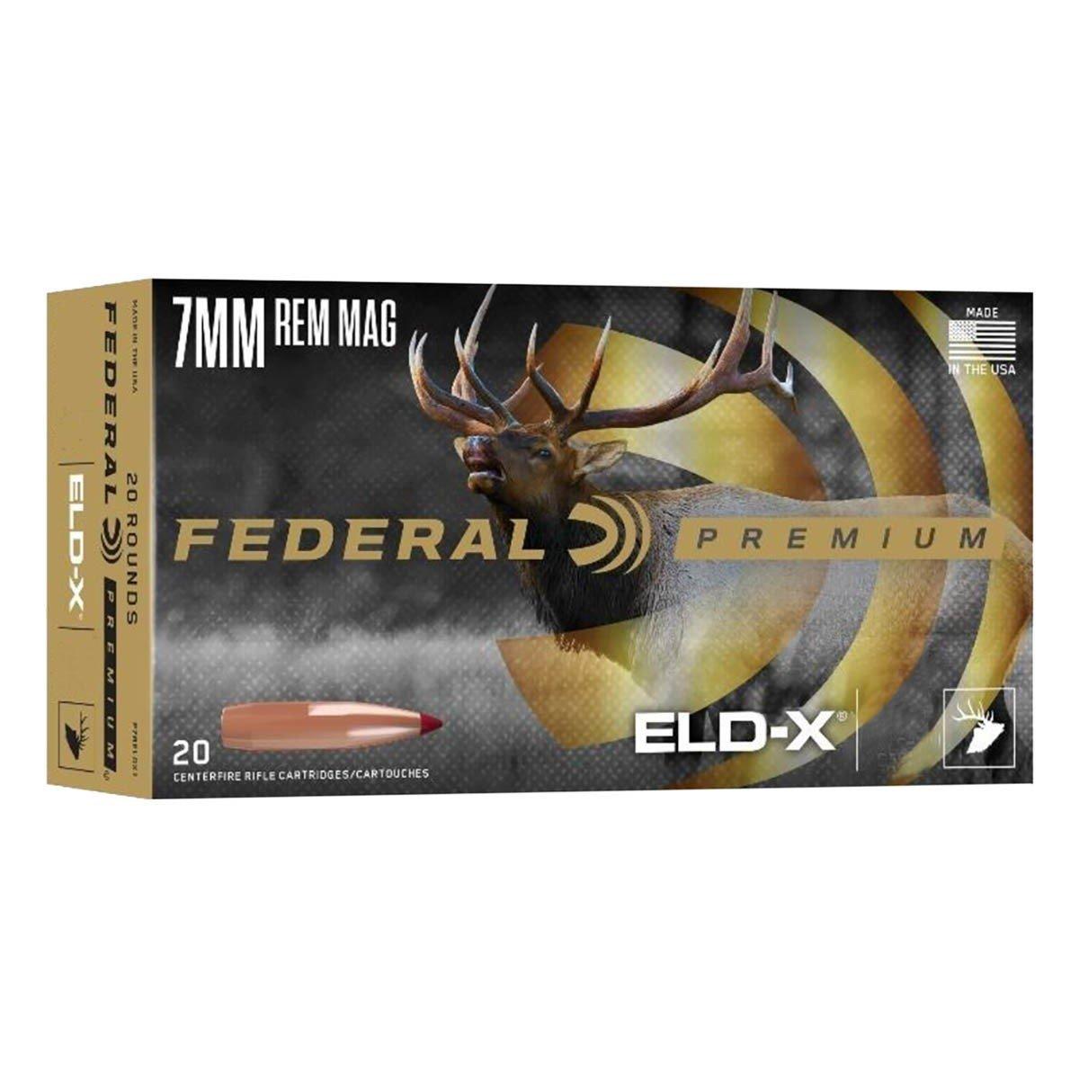 Federal ELD-X 300 Winchester Magnum Rifle Ammunition 20 Round Box