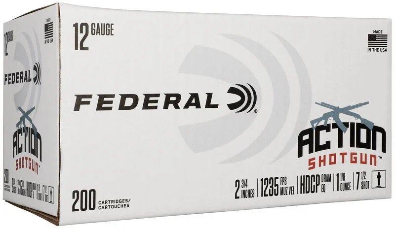 Federal Action Shotgun 12 Gauge Shotshells 200 Round Box