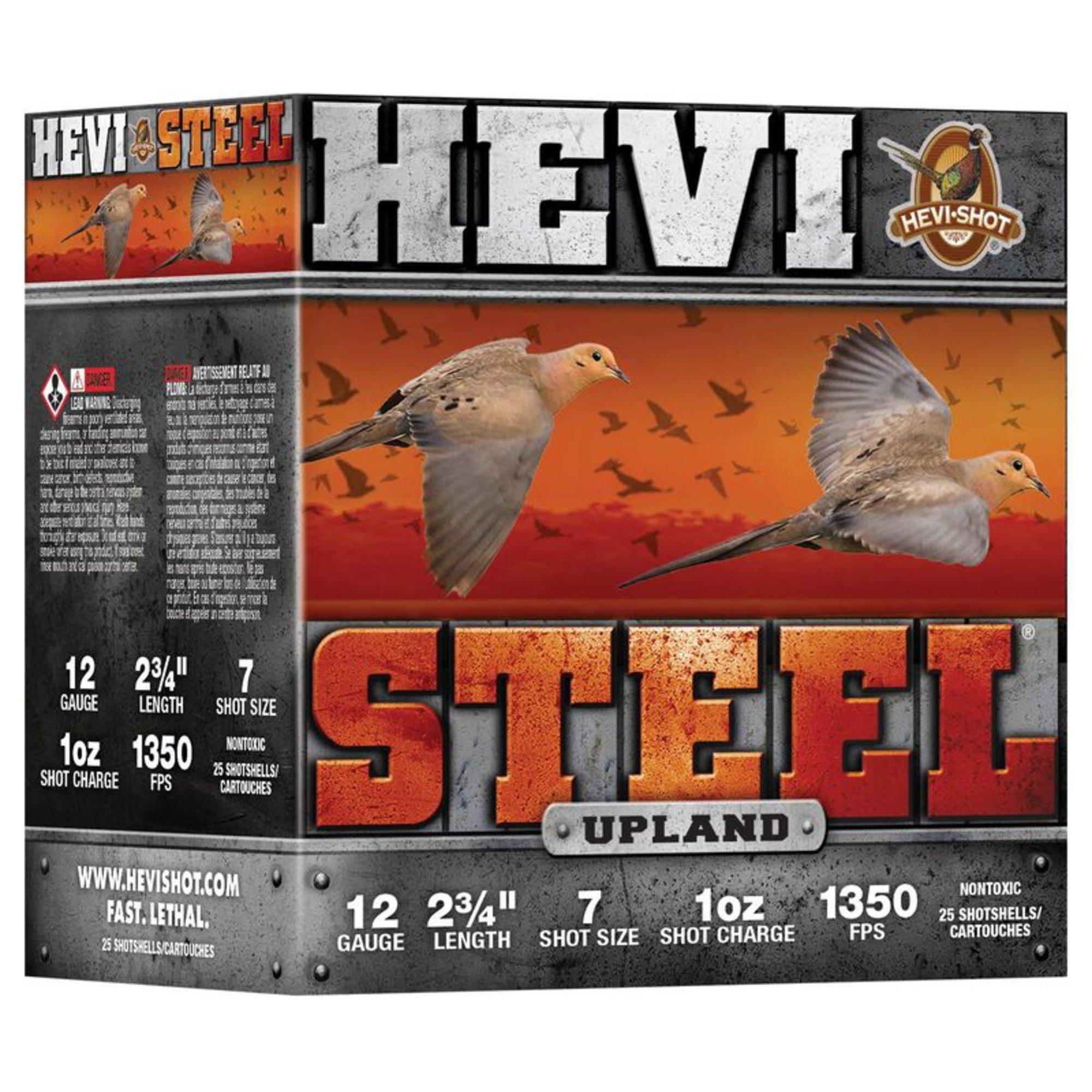 HEVI-Shot Hevi-Steel Upland 12 Gauge Shotshells 25 Round Box