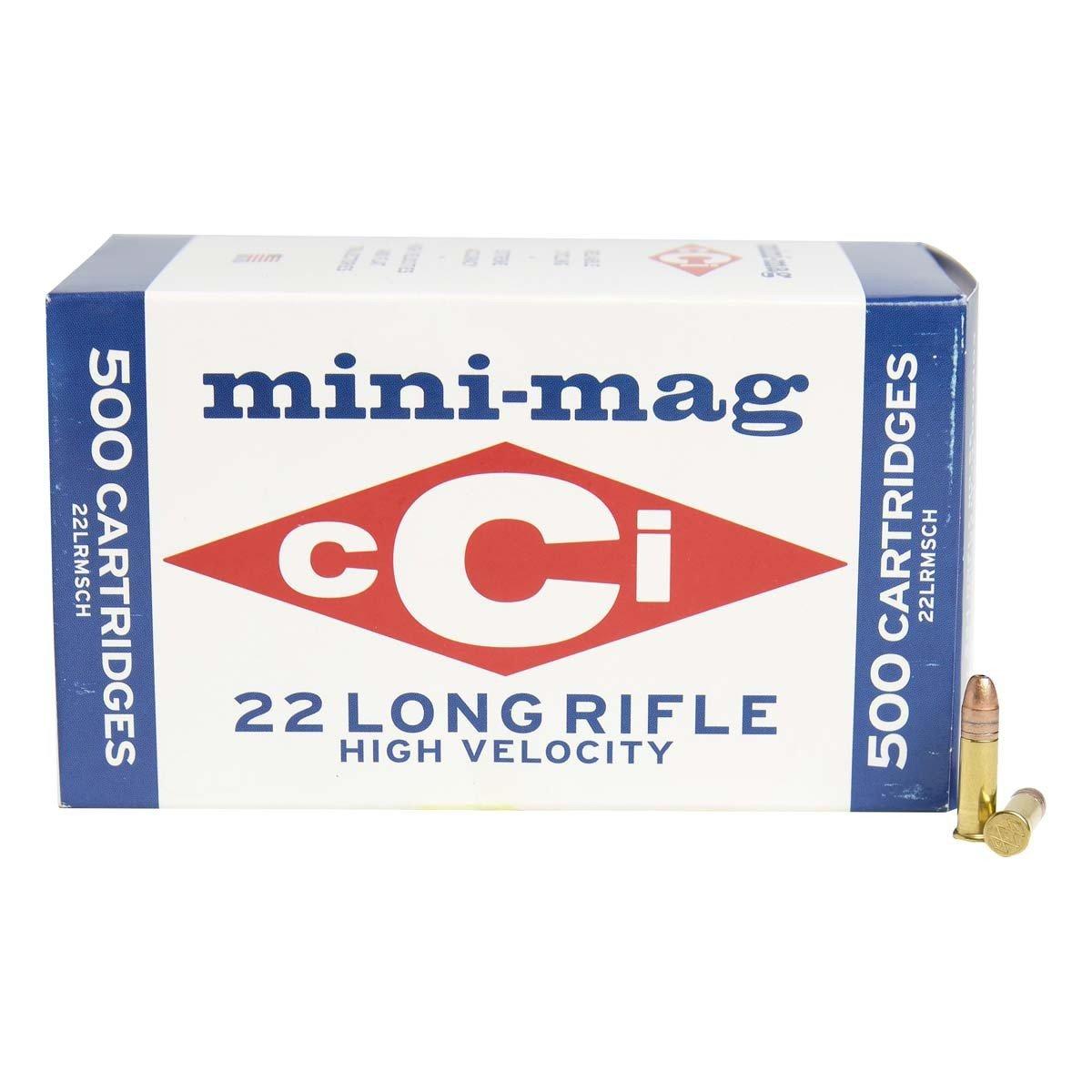 CCI Mini-Mag HP Rimfire Ammunition 500 Round Box - CCI