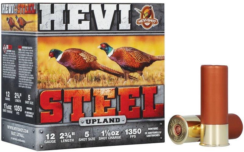 HEVI-Shot Hevi-Steel Upland 12 Gauge Shotshells 25 Round Box