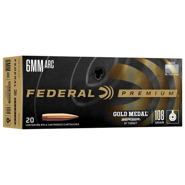 FEDERAL Gold Medal Berger BT Target Rifle Ammunition
