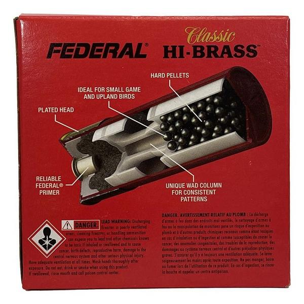 Federal Scheels Exclusive HI-BRASS Retro Upland Shotshells