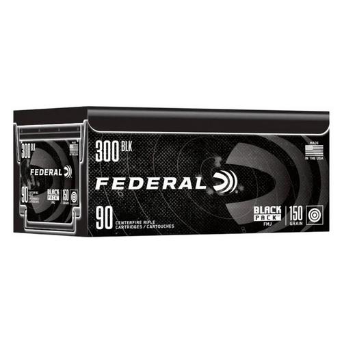 Federal Black Pack FMJ 300 AAC Blackout Rifle Ammunition 90 Round Box