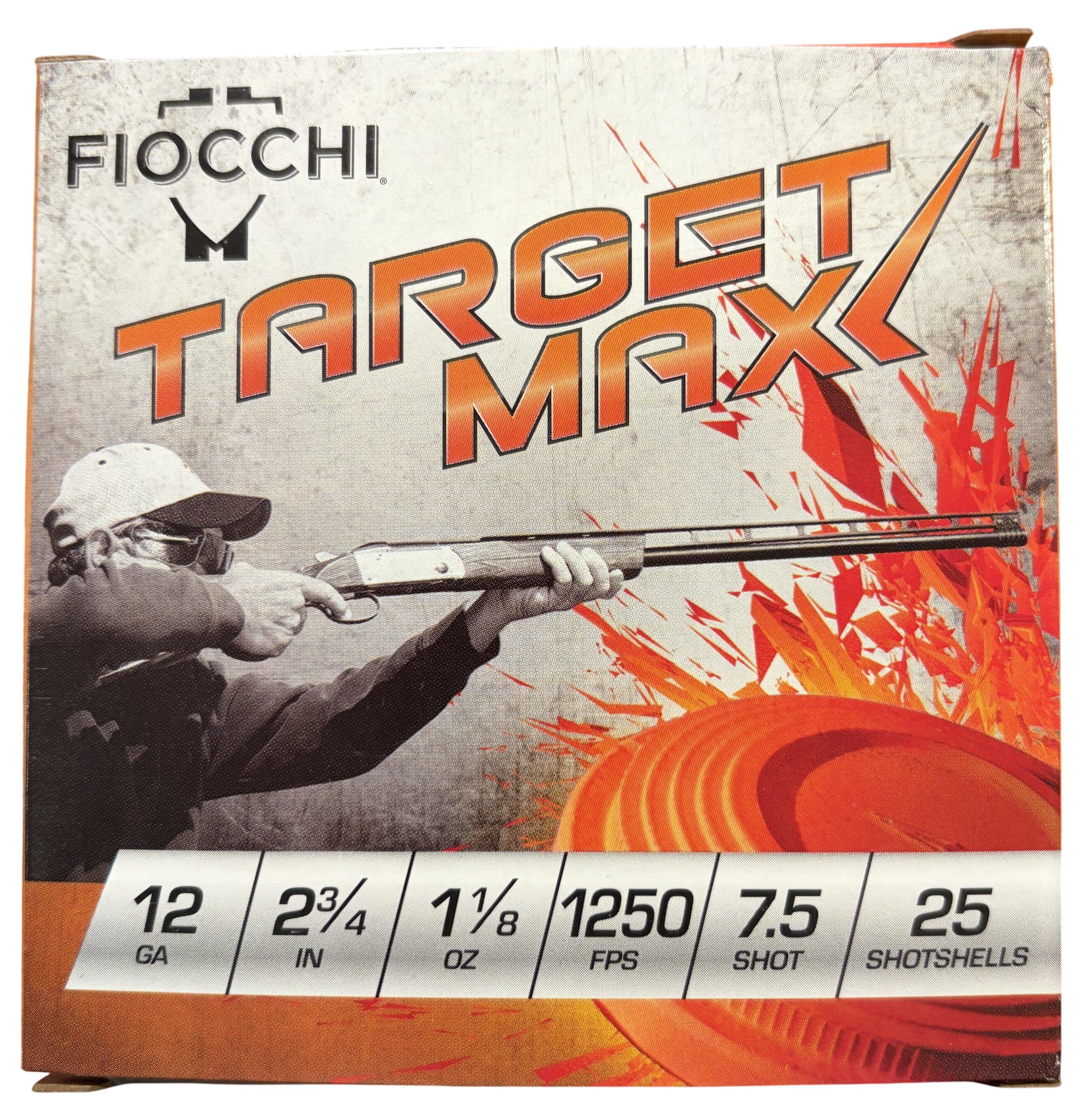 Fiocchi Scheels Exclusive Heavy Target Max 12 Gauge Shotshells 25 Round Box - Fiocchi