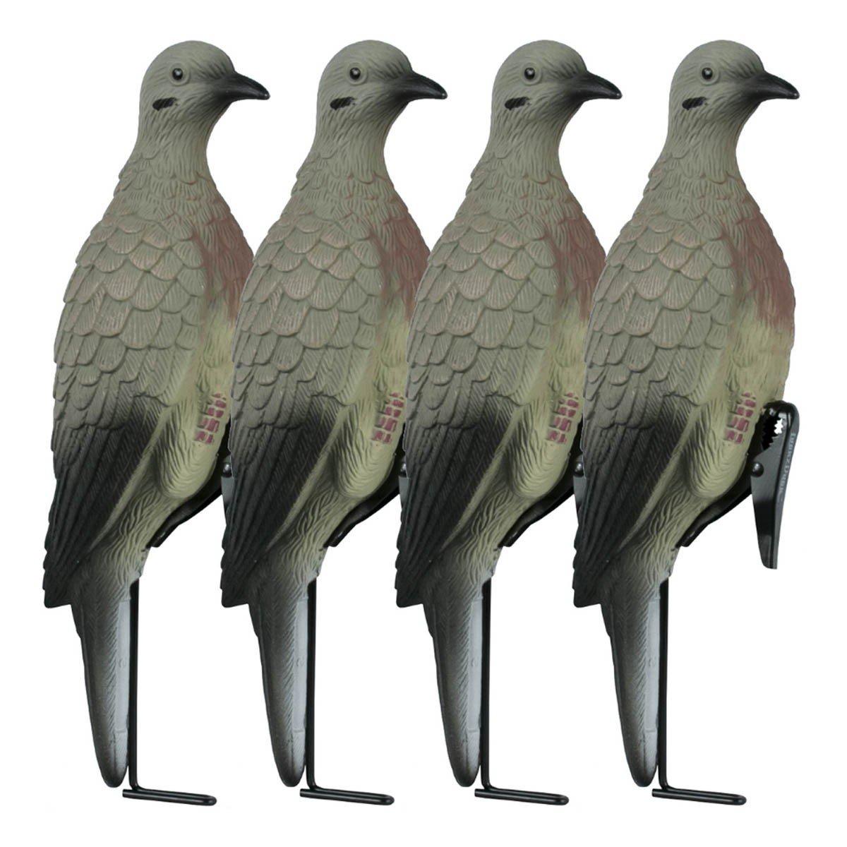 Lucky Duck Clip On 4 Pack Dove Decoy - Lucky Duck