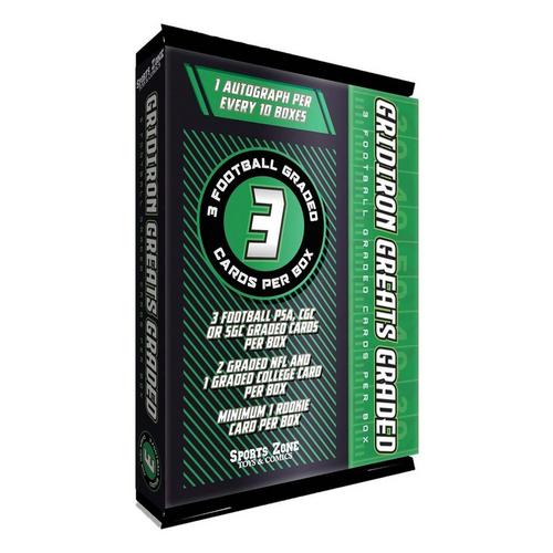 Sports Zone Gridiron Greats Graded Trading Card Box | SCHEELS.com