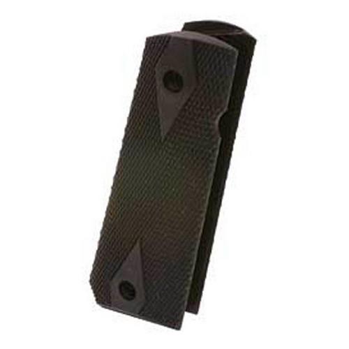 Pearce Grip 1911 Double Diamond Black Rubber Side Panel Grips - Primary Image