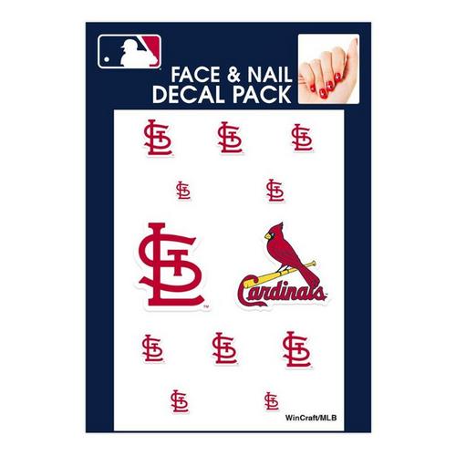 Wincraft St. Louis Cardinals Face and Nail Decal Pack - Primary Image