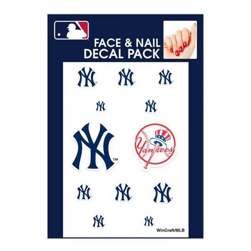 Wincraft New York Yankees 4pk Fingernail Tattoos - Primary Image