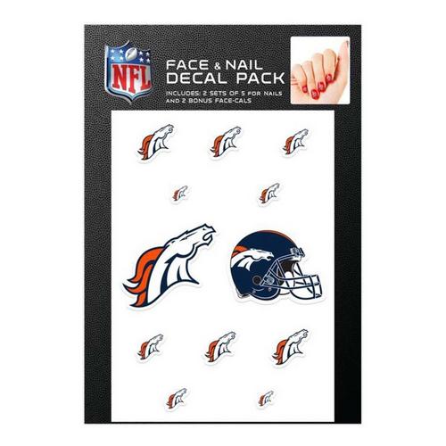Wincraft Denver Broncos 4pk Fingernail Tattoos - Primary Image