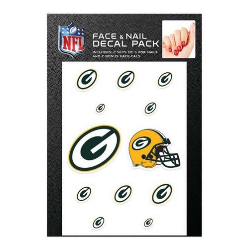 Wincraft Green Bay Packers 4pk Fingernail Tattoos - Primary Image