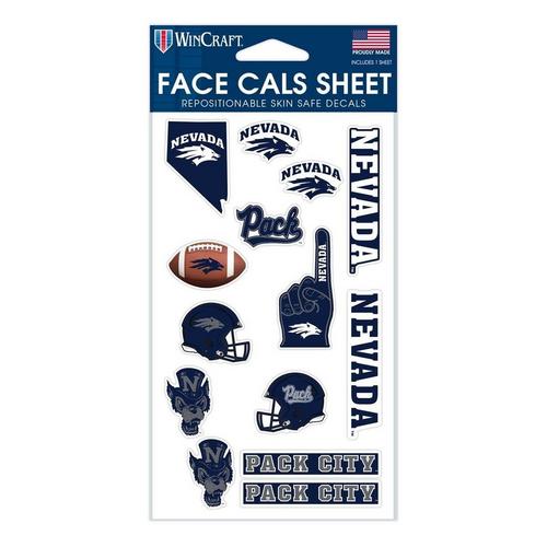 Wincraft Nevada Wolf Pack 4"x7" Face Cals Sheet - Primary Image