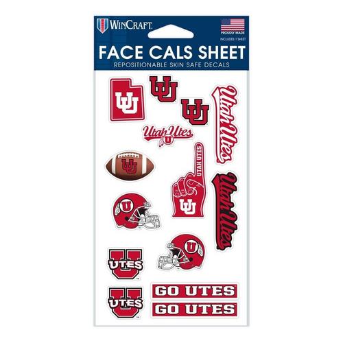 Wincraft Utah Utes 4"x7" Face Cals Sheet - Primary Image