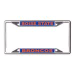 Wincraft Boise State Broncos Metal Chrome License Plate Frame - Thumbnail 1 of 2