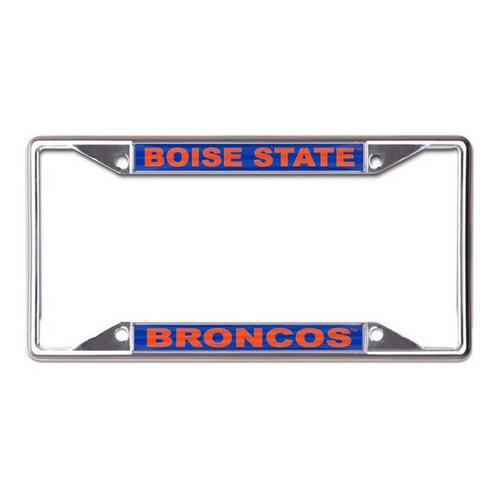 Wincraft Boise State Broncos Metal Chrome License Plate Frame - Primary Image