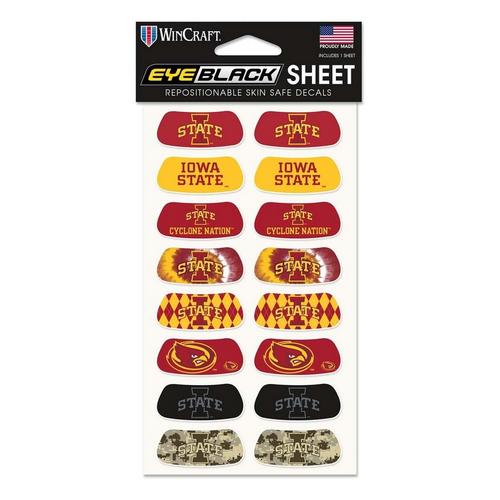 Wincraft Iowa State Cyclones Eyeblack Sticker Strips - Primary Image