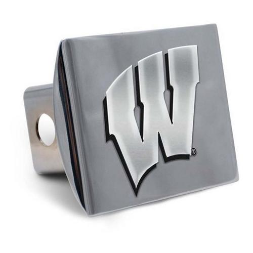Wincraft Wisconsin Badgers Metal Hitch Cover - Primary Image