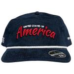 Pin Hunters Golf Americana 1776 Corduroy Snapback Hat - Thumbnail 1 of 3