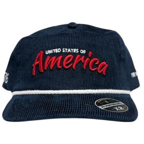 Pin Hunters Golf Americana 1776 Corduroy Snapback Hat - Primary Image