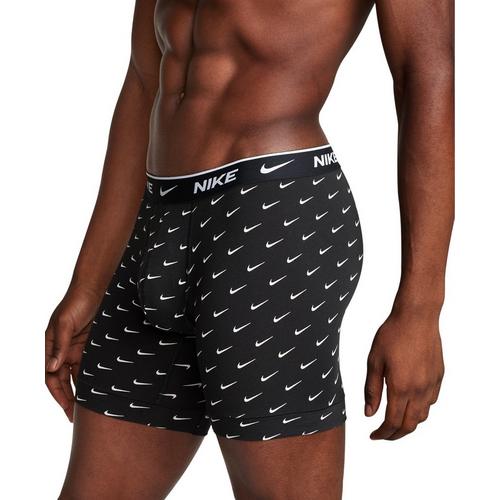 Men's Nike Dri-FIT Essential Cotton Stretch 3 Pack Boxer Briefs - Primary Image