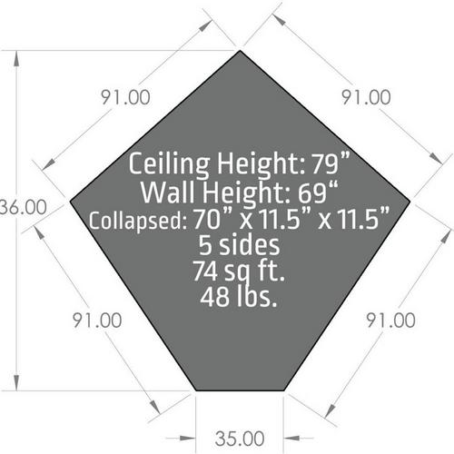 Otter Vortex Pro Lodge Thermal Hub Ice Shelter - Primary Image