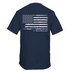 New World Graphics DU Flag White Distressed T-Shirt - Thumbnail 1 of 2