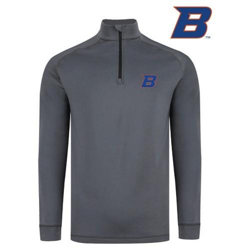 Swannies Boise State Broncos Colt Long Sleeve 1/4 Zip - Primary Image