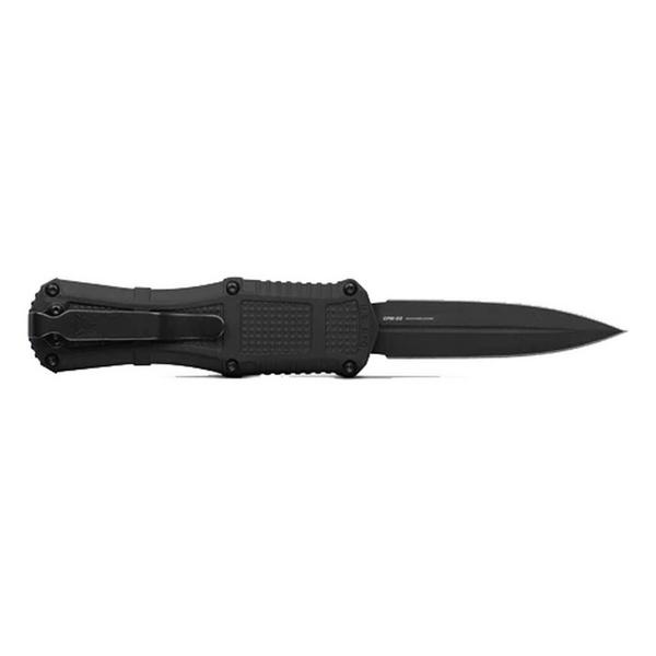 Benchmade Knife Company Benchmade 3375GY Mini Claymore OTF Dagger Black Automatic Knife