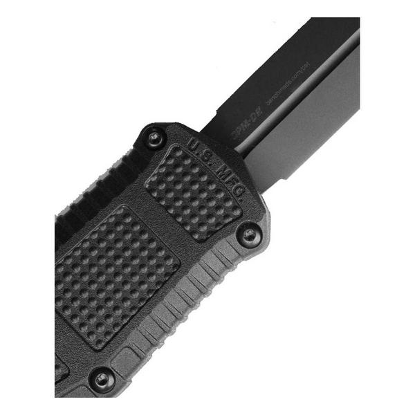 Benchmade Knife Company Benchmade 3375GY Mini Claymore OTF Dagger Black Automatic Knife