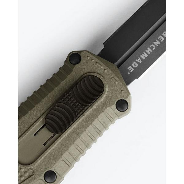 Benchmade Knife Company Benchmade 3375GY-1 Mini Claymore OTF Dagger Ranger Green Automatic Knife