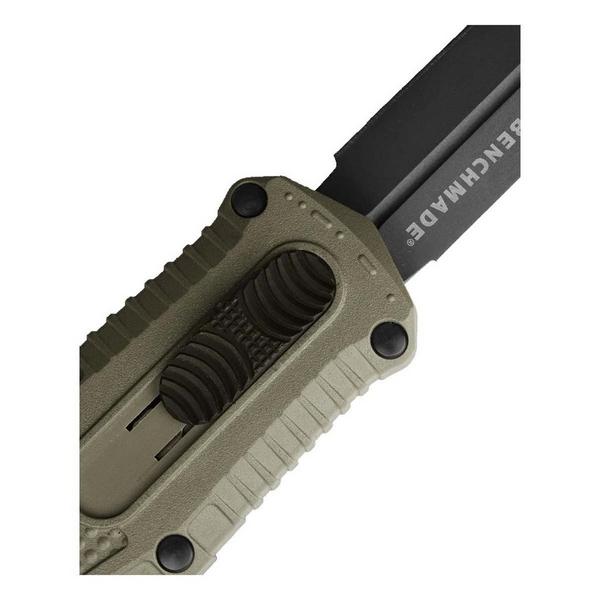 Benchmade Knife Company Benchmade 3375GY-1 Mini Claymore OTF Dagger Ranger Green Automatic Knife