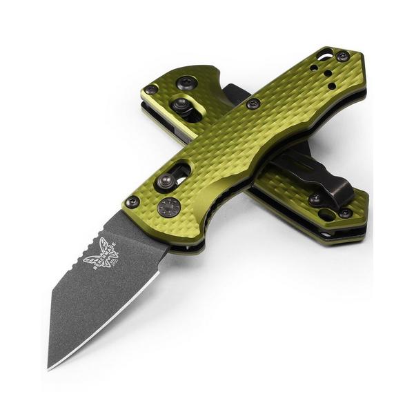 BENCHMADE KNIFE COMPANY Benchmade Partial Auto Immunity Woodland Green Automatic Knife