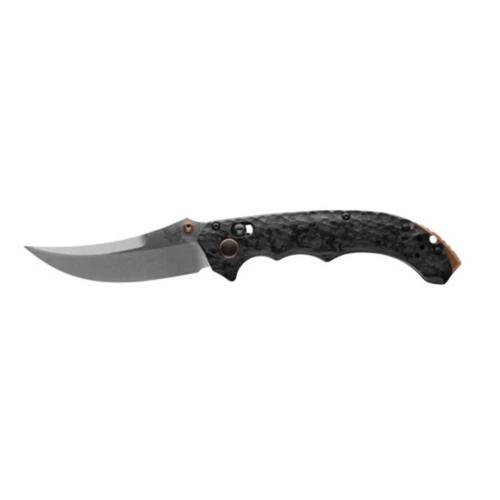 Benchmade 865-02 Mini Bedlam Carbon Fiber Scimitar Tactical Folding Knife - Primary Image
