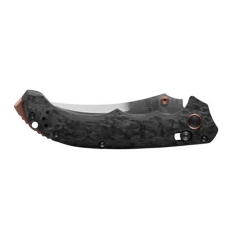 Benchmade 865-02 Mini Bedlam Carbon Fiber Scimitar Tactical Folding Knife - Primary Image
