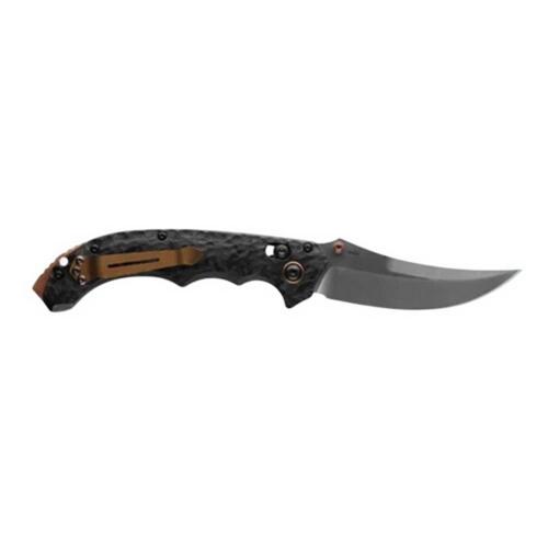 Benchmade 865-02 Mini Bedlam Carbon Fiber Scimitar Tactical Folding Knife - Primary Image