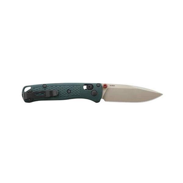 Benchmade Knife Company Benchmade 533TN-2601 Mini Bugout Drop Point Folding Taiga Green Pocket Knife