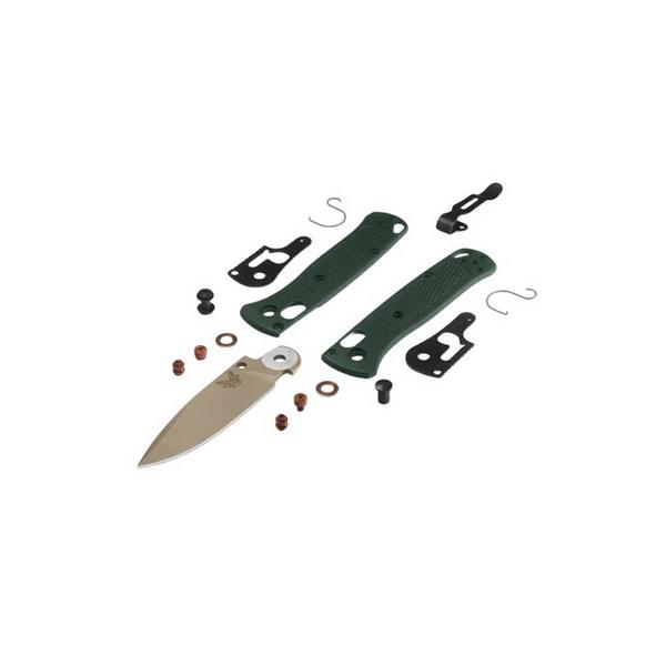 Benchmade Knife Company Benchmade 533TN-2601 Mini Bugout Drop Point Folding Taiga Green Pocket Knife