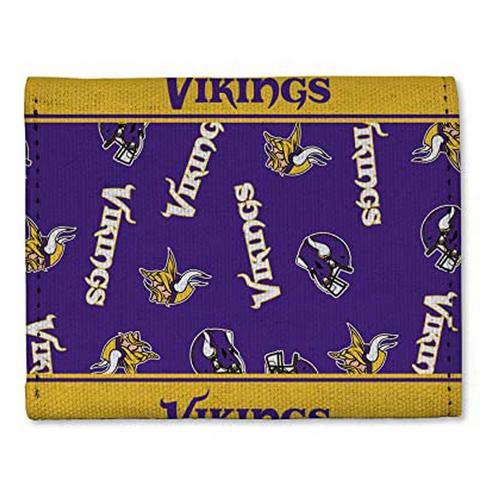Rico Industries Minnesota Vikings Trifold Canvas Wallet - Primary Image